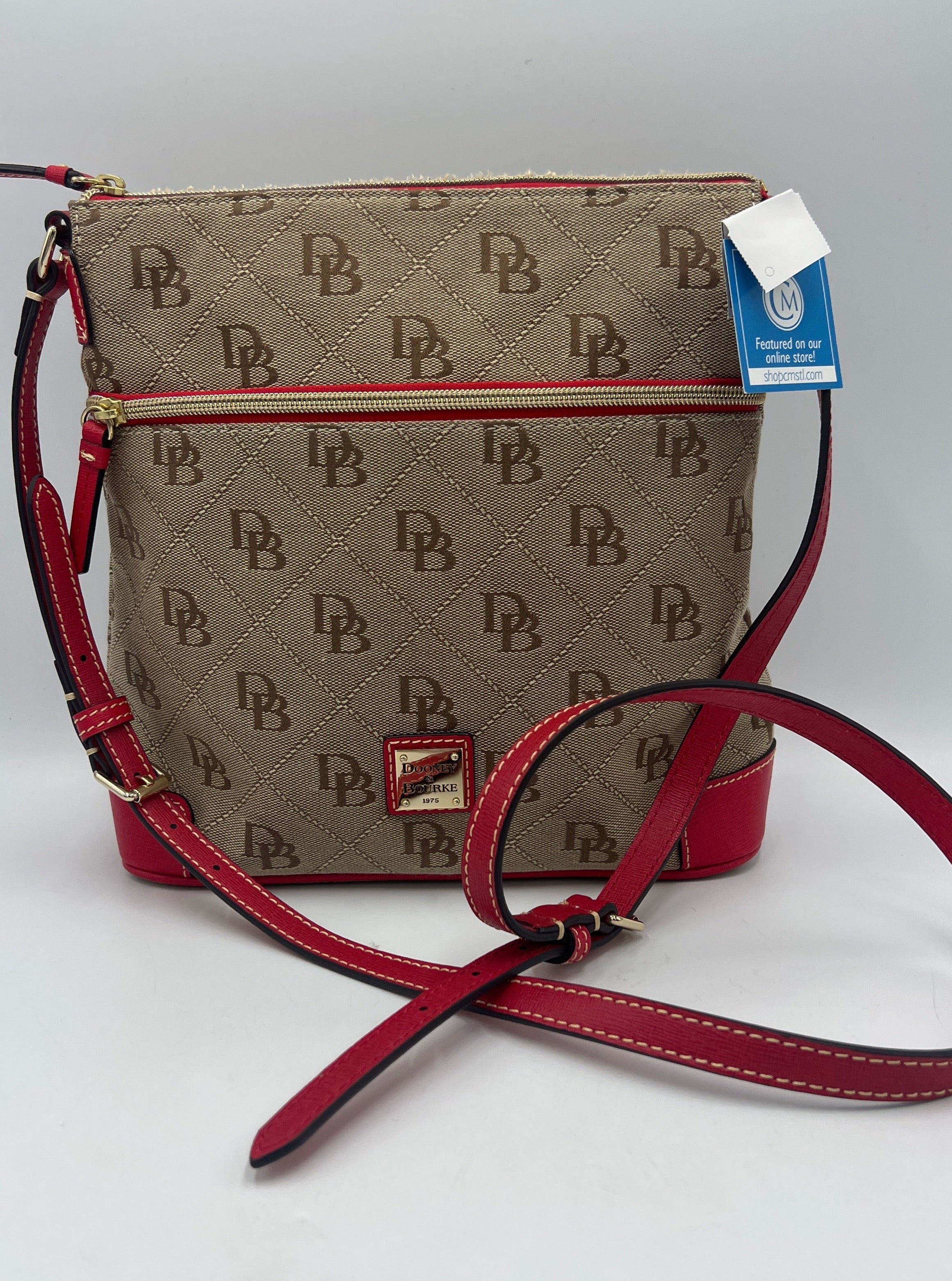 Mentore di vestiti St. Louis, Missouri, Come nuovo! Crossbody Designer di Dooney & Bourke Dimensioni: Media