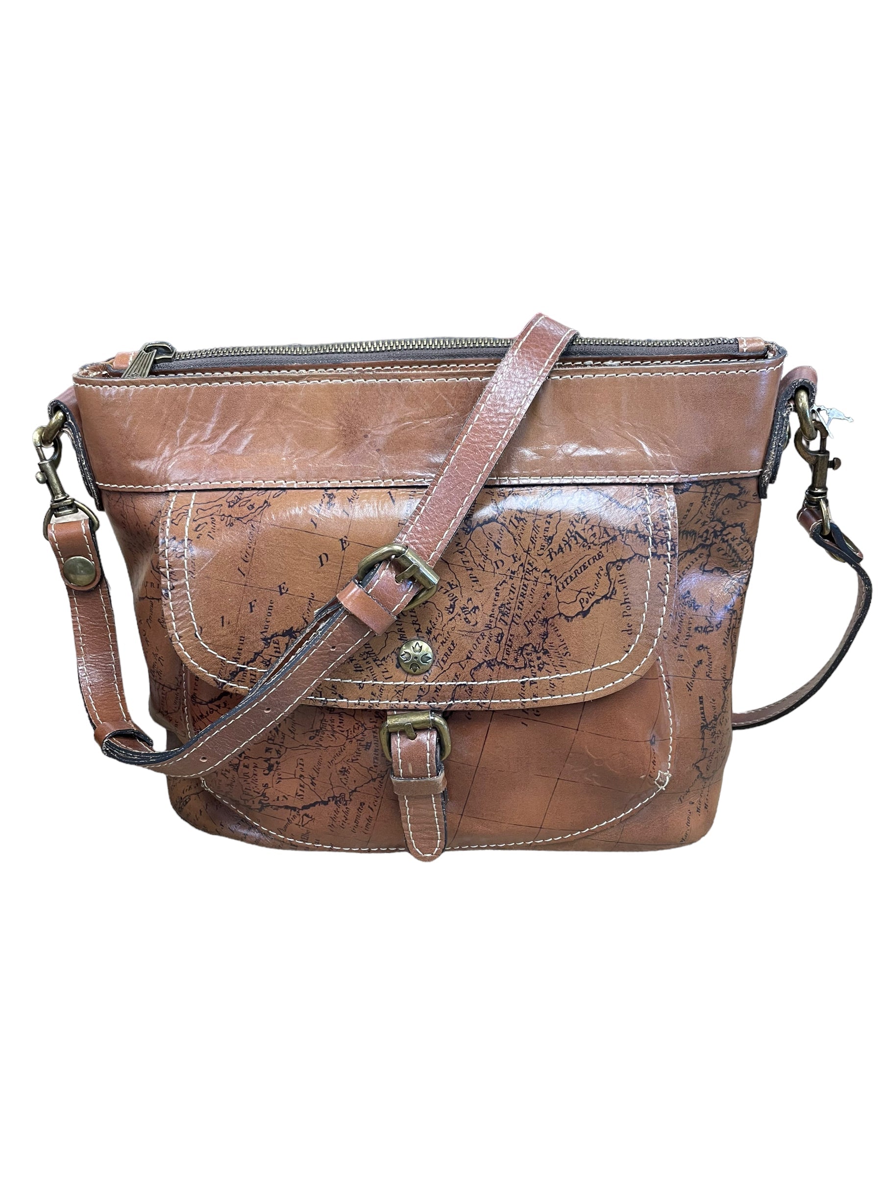 Mentore di vestiti Bismarck, Nord Dakota, Crossbody Designer By Patricia Nash Dimensioni: Grande