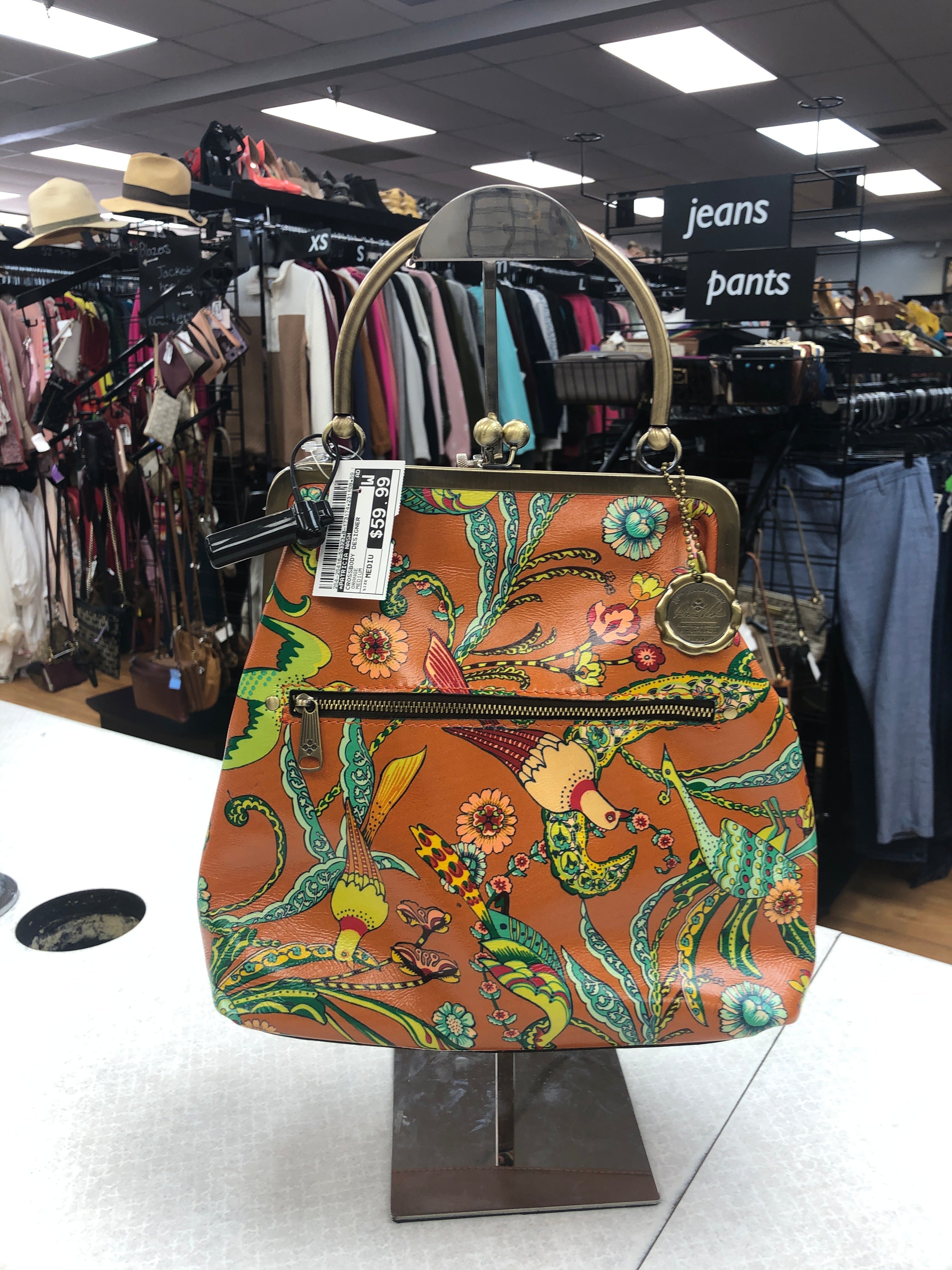 Abbigliamento Mentor Altamonte Springs Florida, Crossbody Designer By Patricia Nash Dimensioni: Medio