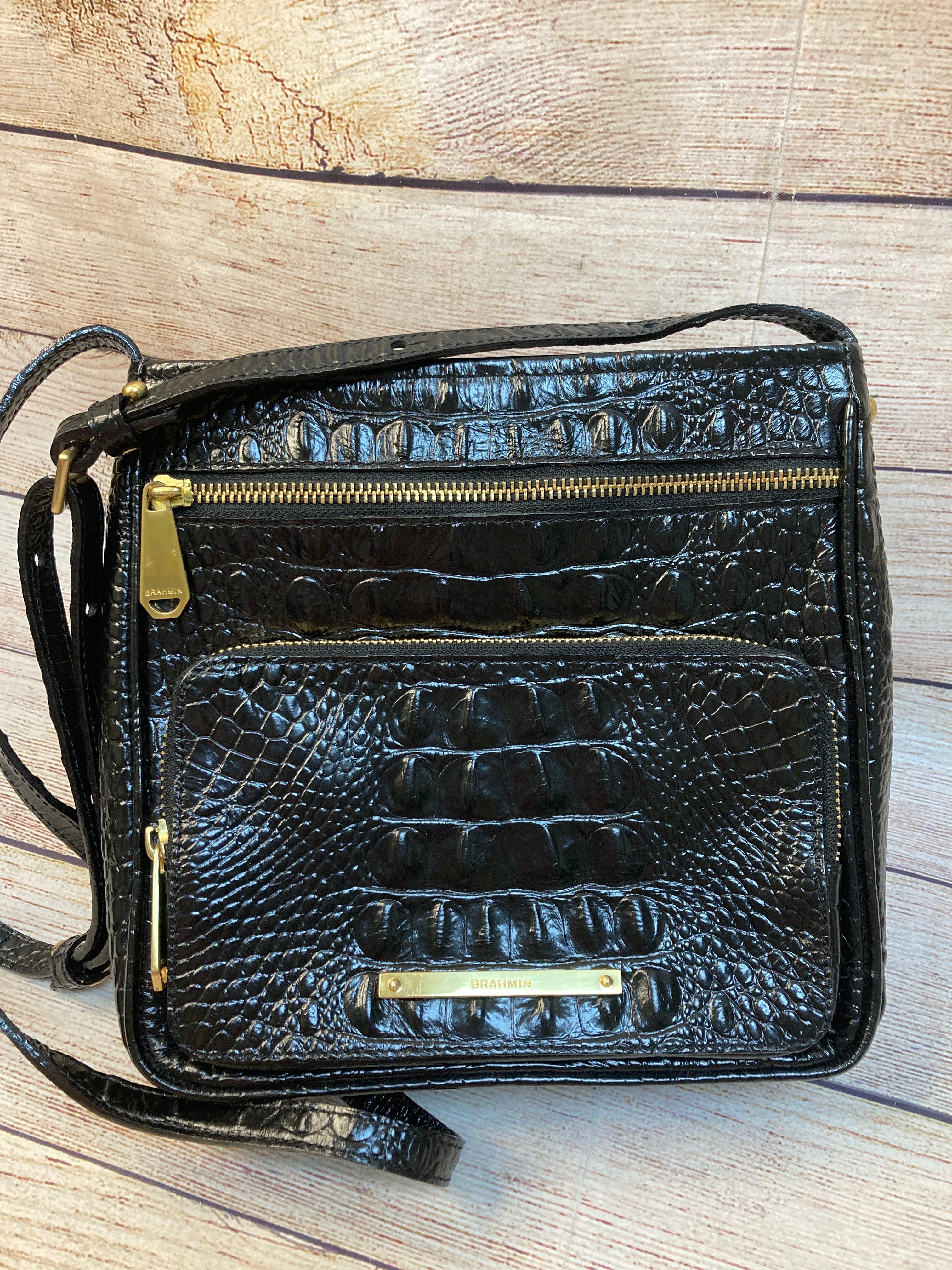 Mentore di vestiti Littleton, Colorado, Crossbody in pelle di Brahmin Dimensioni: Medio