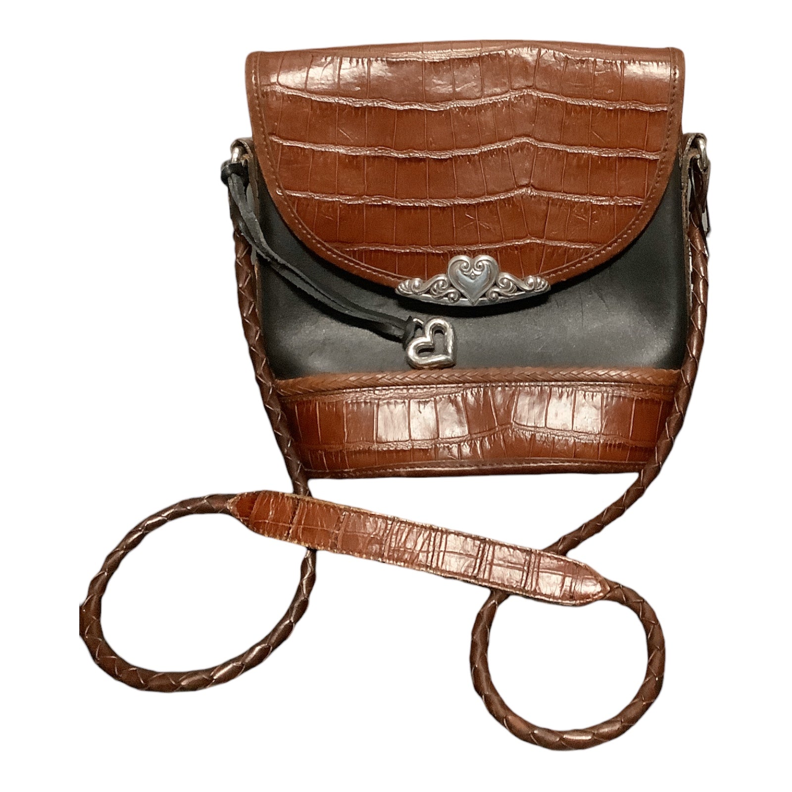 Mentore d'abbigliamento Aurora, Illinois, Crossbody in pelle di Brighton Dimensioni: Medio