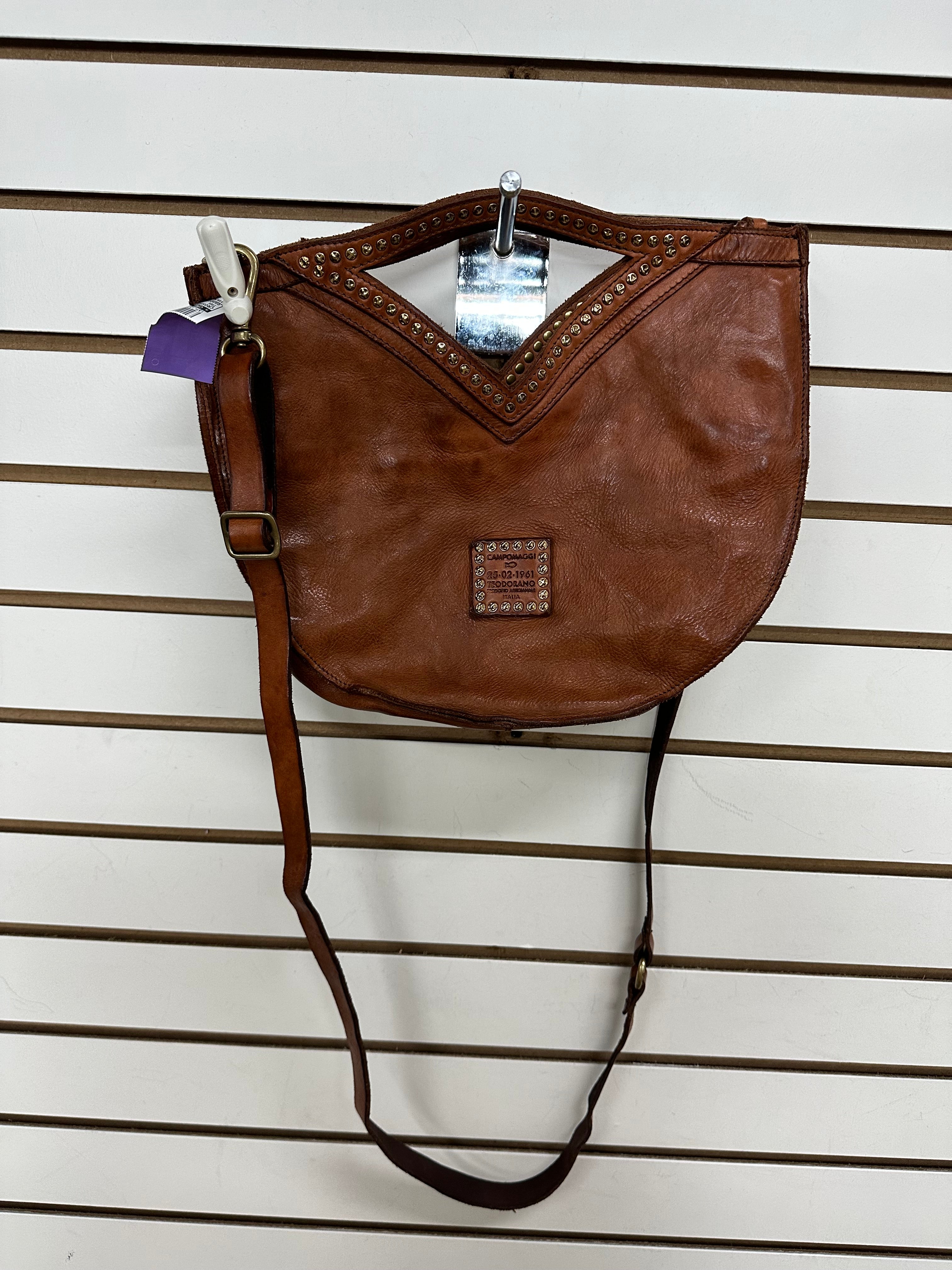 Abbigliamento Mentor Fargo, North Dakota, Crossbody in pelle di Campomaggi misura: Media