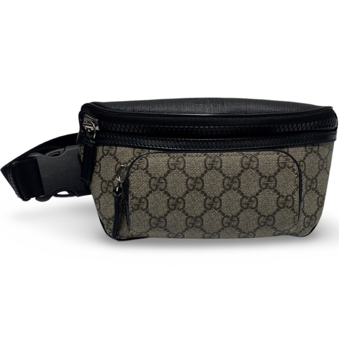 Mentore di vestiti Florence, Kentucky, Eden GG Supreme Canvas Beige & Ebony Monogram Borsa da cintura piccola di Gucci